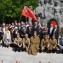 Начало Эстафеты Знамени Победы. Сотрудники ОАО «Кубаньэнерго» в день 65-летия Великой Победы в Краснодаре