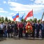 Сотрудники Кубаньэнерго на праздничном шествии 9 Мая